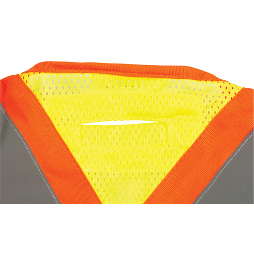 Veste d'arpenteur haute visibilit&eacute;, conforme &agrave; la CSA, Jaune lime haute visibilit&eacute;, Moyen, Polyester St. Lawrence Industrial & Safety Supply