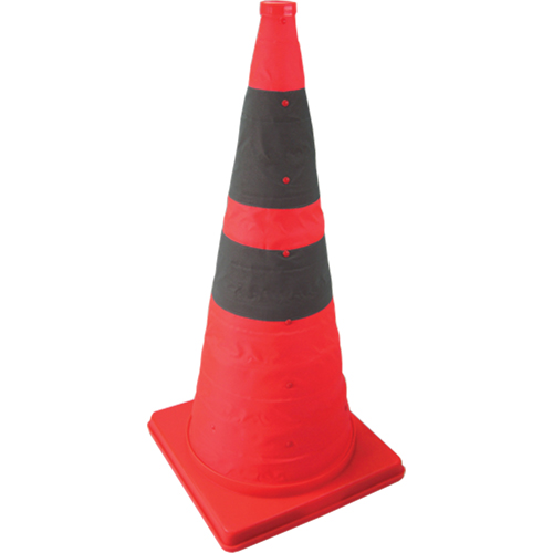 Collapsible Lighted Cone, 28" H, Orange St. Lawrence Industrial & Safety Supply