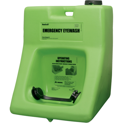 Fendall Porta Stream&reg; II Eyewash Station, Pressurized, 16 gal. Capacity, Meets ANSI Z358.1 St. Lawrence Industrial & Safety Supply