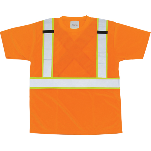 T-shirt conforme &agrave; la CSA, Polyester, Moyen, Orange St. Lawrence Industrial & Safety Supply