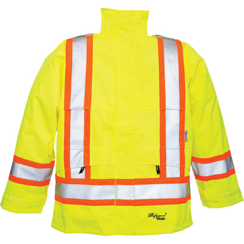 Professional&reg; Journeyman&reg; 300D Jackets, Polyester, Small, High Visibility Lime-Yellow St. Lawrence Industrial & Safety Supply