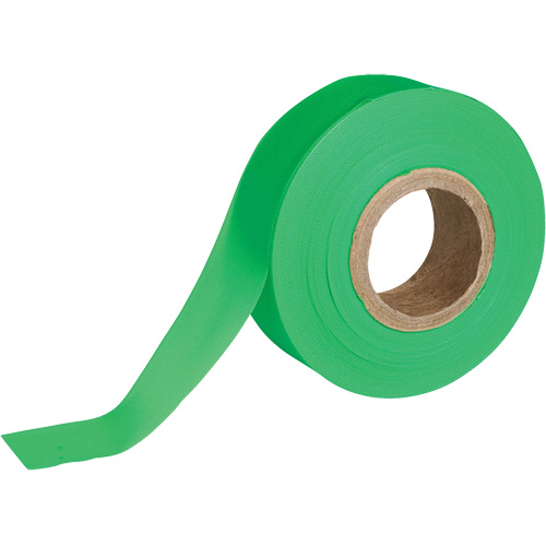 Ruban pour signalisation, 1,188" la x 150' lo, Vert fluorescent St. Lawrence Industrial & Safety Supply
