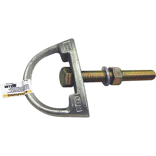 Miller&reg; Anchorage Connector with Hardware, D-Ring, Permanent Use St. Lawrence Industrial & Safety Supply