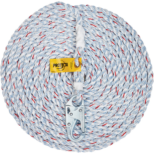 C&acirc;ble de s&eacute;curit&eacute; avec crochet d'ancrage St. Lawrence Industrial & Safety Supply