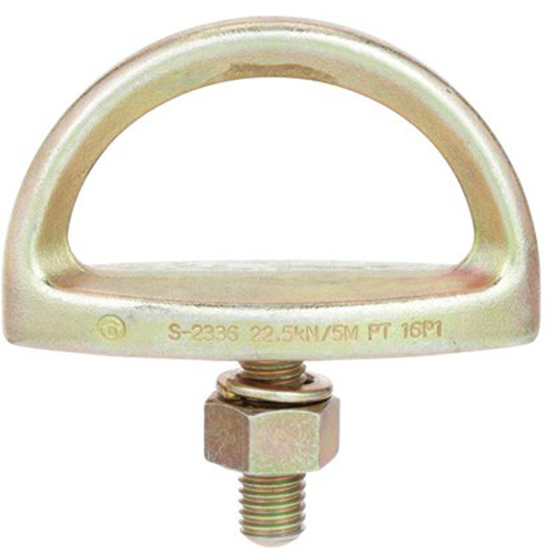 Raccord d'ancrage, Anneau en D, Usage Permanent St. Lawrence Industrial & Safety Supply