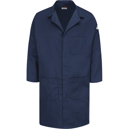 Blouse de laboratoire Excel FR ComforTouch, Coton, Moyen, Bleu marine St. Lawrence Industrial & Safety Supply