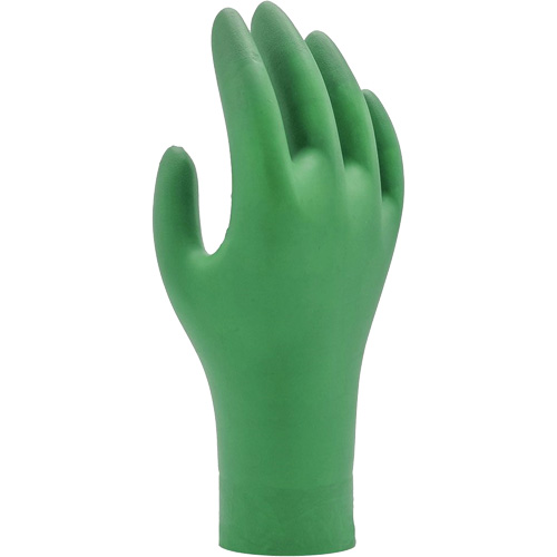 Gants biod&eacute;gradables 6110PF, T-petit, Nitrile, 4 mils, Sans poudre, Vert St. Lawrence Industrial & Safety Supply