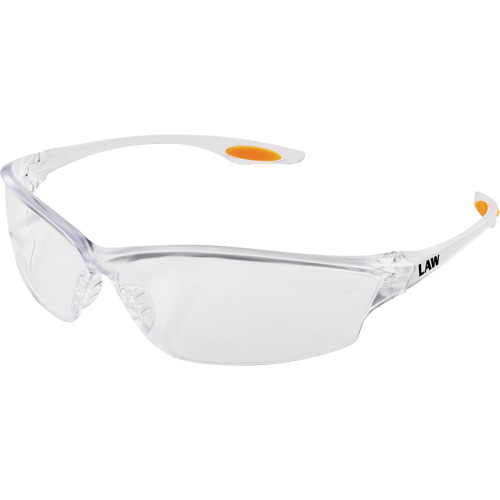Lunettes de s&eacute;curit&eacute; Law 2, Lentille Transparent, ANSI Z87+ St. Lawrence Industrial & Safety Supply