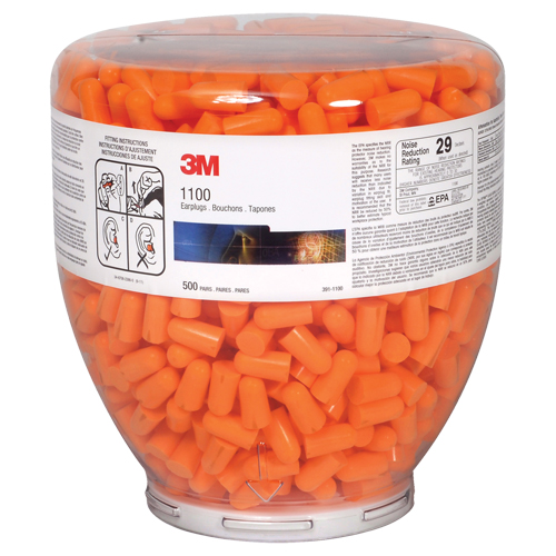E-A-R 1100 Series Earplugs Dispenser Bottle Refill, Bulk - Canister St. Lawrence Industrial & Safety Supply
