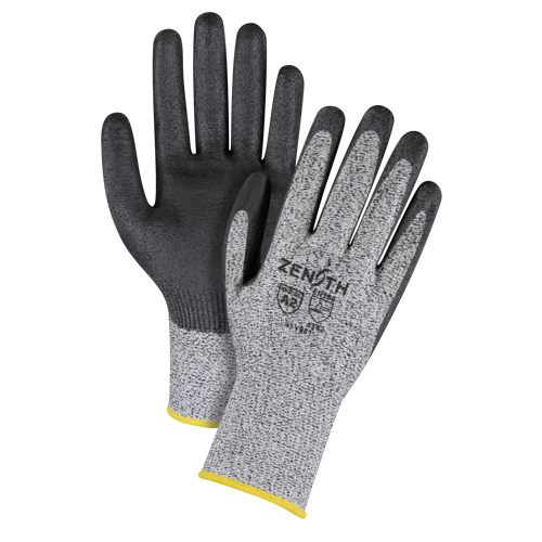 Seamless Stretch Cut-Resistant Gloves, Size X-Large/10, 13 Gauge, Polyurethane Coated, HPPE Shell, ANSI/ISEA 105 Level 2/EN 388 Level 3 St. Lawrence Industrial & Safety Supply