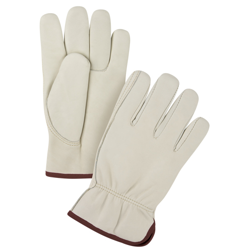 Premium Driver's Gloves, Large, Grain Cowhide Palm St. Lawrence Industrial & Safety Supply