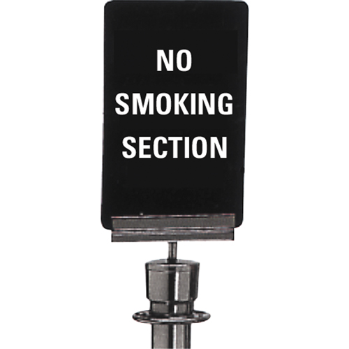 Enseigne de contr&ocirc;le des foules  No Smoking , 11" x 7", Plastique, Anglais St. Lawrence Industrial & Safety Supply
