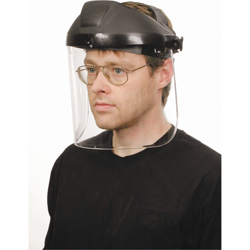 Visi&egrave;re pour harnais de t&ecirc;te North Protecto-Shield Prolok, Polycarbonate, Teinte Transparent St. Lawrence Industrial & Safety Supply