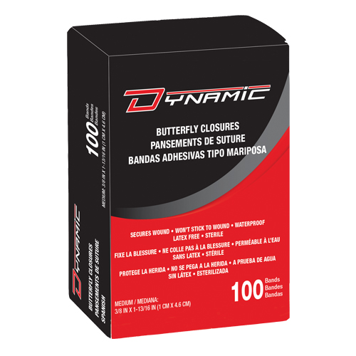 Dynamic Butterfly Closures, Skin Closure, Class 1 St. Lawrence Industrial & Safety Supply