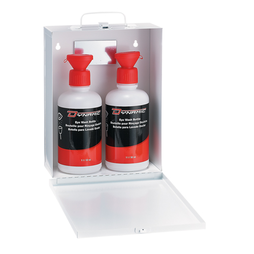 Dynamic Eyewash Station with Empty Bottles, Double St. Lawrence Industrial & Safety Supply