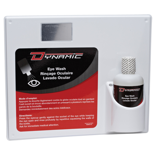 Douche oculaire avec solution isotonique Dynamic, Simple St. Lawrence Industrial & Safety Supply