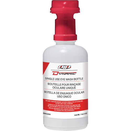 Dynamic Sterile Isotonic Solution, 32 oz. St. Lawrence Industrial & Safety Supply