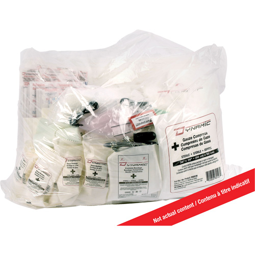 Ensemble de recharge pour trousse de premiers soins Dynamic, R&eacute;pond &agrave; la norme CSA Z1220-17 type 2 environnements &agrave; faible risque, Grand (51-100 travailleurs), Classe 1 St. Lawrence Industrial & Safety Supply
