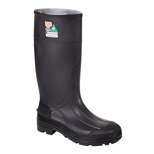 Bottes de s&eacute;curit&eacute; PRM II, PVC, Embout Acier, Pointure 7, Semelle R&eacute;sistant aux perforations St. Lawrence Industrial & Safety Supply