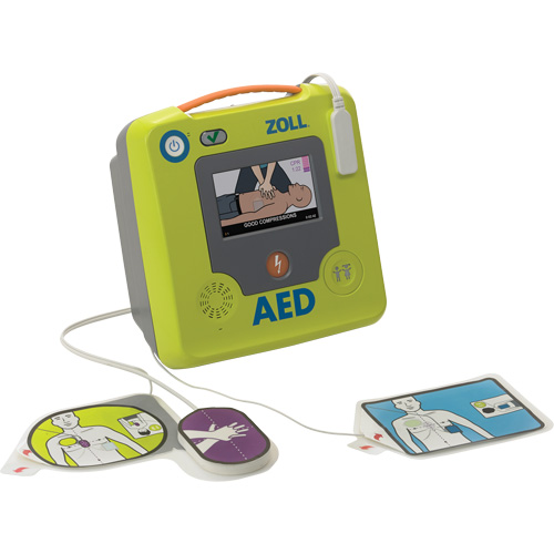 Trousse DEA AED 3, Semi-automatique, Anglais, Classe 4 St. Lawrence Industrial & Safety Supply