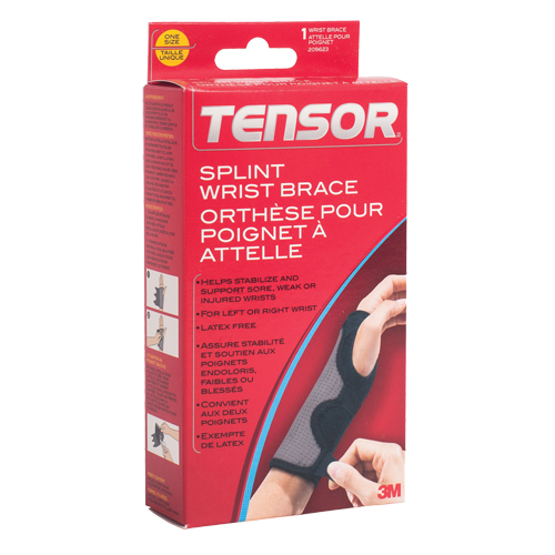 Tensor Wrist Brace, Neoprene, One Size St. Lawrence Industrial & Safety Supply