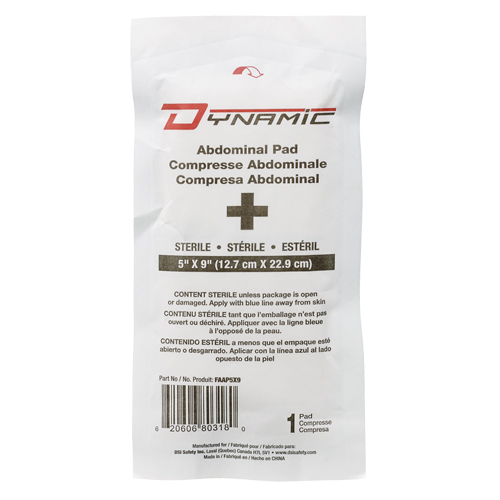 Dynamic Abdominal Pad St. Lawrence Industrial & Safety Supply
