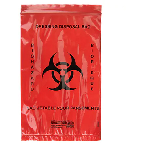 Dynamic Hazardous Waste Bags, Bio-Hazard, 9" L x 6" W, 2.0 mils St. Lawrence Industrial & Safety Supply
