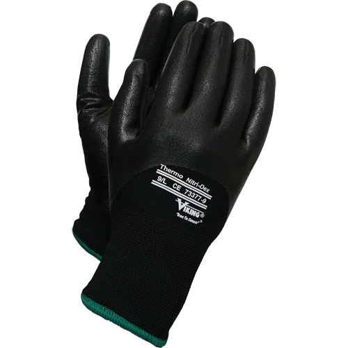 Gants thermiques Nitri-Dex Viking, 8/Moyen, R&ecirc;vetement Nitrile, Calibre 15, Enveloppe en Nylon St. Lawrence Industrial & Safety Supply