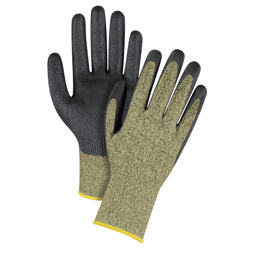 Breathable Coated Gloves, Size 6/X-Small, 13 Gauge, Foam Nitrile Coated, Aramid Shell, ASTM ANSI Level A6 St. Lawrence Industrial & Safety Supply