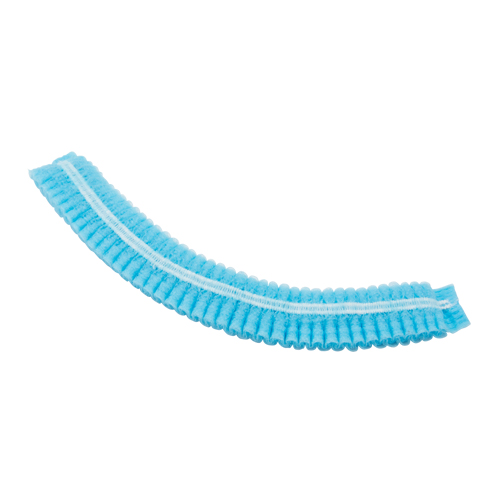 Bonnet bouffant pliss&eacute;, Polypropyl&egrave;ne, 21", Bleu St. Lawrence Industrial & Safety Supply