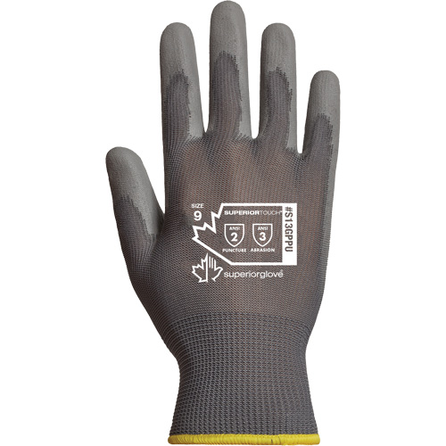 Gants tricot&eacute; Superior Touch, 8, R&ecirc;vetement Polyur&eacute;thane, Calibre 13, Enveloppe en Polyester St. Lawrence Industrial & Safety Supply