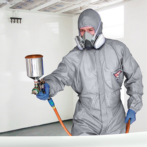ProPlus Gard Protective Coveralls, Nylon, Large, Grey St. Lawrence Industrial & Safety Supply