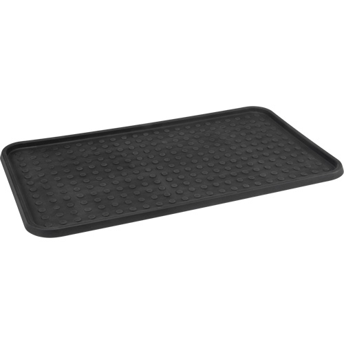 Plateau &agrave; chaussures, Plastique, Noir, 25" lo x 14" la St. Lawrence Industrial & Safety Supply