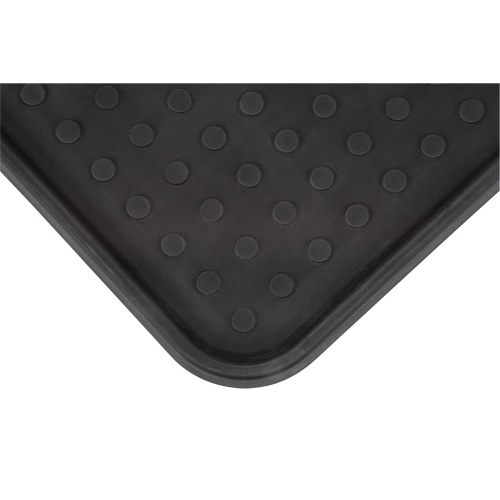 Plateau &agrave; chaussures, Plastique, Noir, 25" lo x 14" la St. Lawrence Industrial & Safety Supply