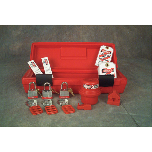 Standard Lockout Kit, Electrical Kit, 3 Components St. Lawrence Industrial & Safety Supply