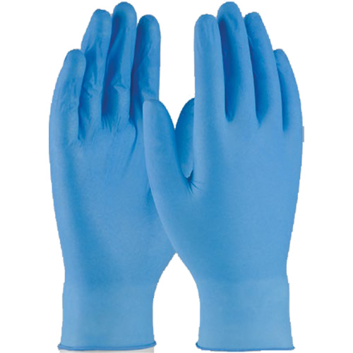 Disposable Gloves, Small, Nitrile, 4-mil, Powder-Free, Blue St. Lawrence Industrial & Safety Supply