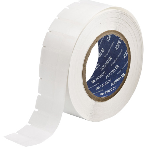 &eacute;tiquettes &agrave; transfert thermique B-461, Polyester, 0,6" lo x 1,625" h, Blanc St. Lawrence Industrial & Safety Supply