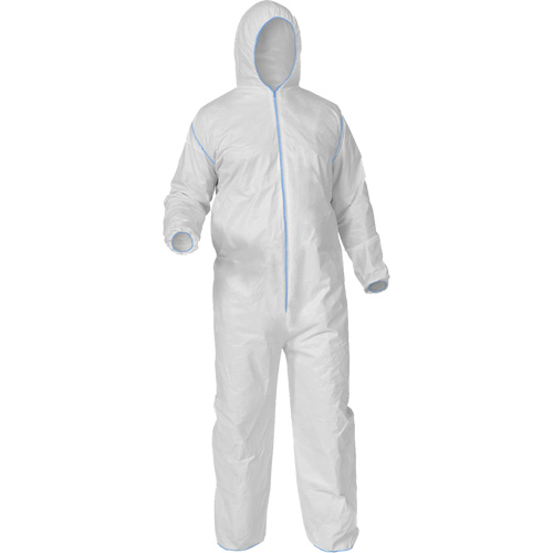 Combinaison protectrice, Moyen, Blanc, Microporeux St. Lawrence Industrial & Safety Supply