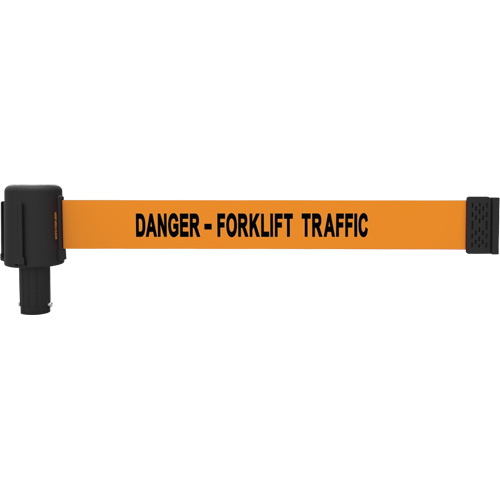 PLUS Banner Cassette, Danger - Forklift Traffic, 15', Orange Tape St. Lawrence Industrial & Safety Supply