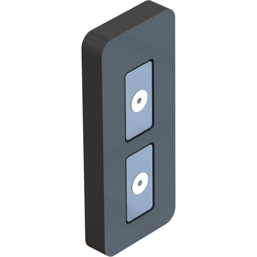 Embout magn&eacute;tique pour ruban/banni&egrave;re PLUS, Noir St. Lawrence Industrial & Safety Supply