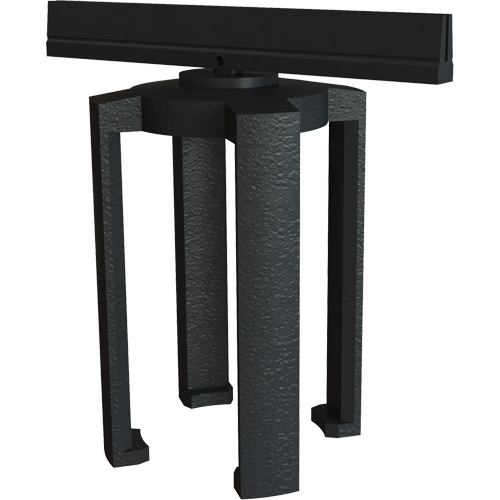 Support pour panneau d'affichage pour le syst&egrave;me de barri&egrave;re PLUS, Noir St. Lawrence Industrial & Safety Supply