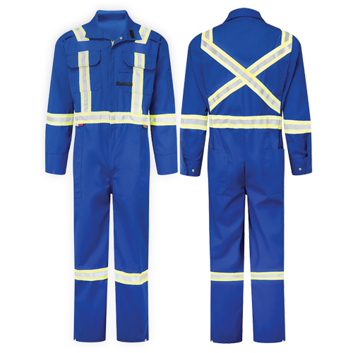 Combinaison de luxe 6 oz Nomex Essential, Taille 38 (grand taille), Bleu royal St. Lawrence Industrial & Safety Supply