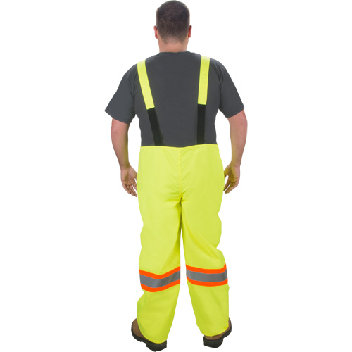 RZ1000 Rain Bib Pants, Polyester, Small, High Visibility Lime-Yellow St. Lawrence Industrial & Safety Supply