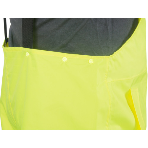 RZ1000 Rain Bib Pants, Polyester, Small, High Visibility Lime-Yellow St. Lawrence Industrial & Safety Supply