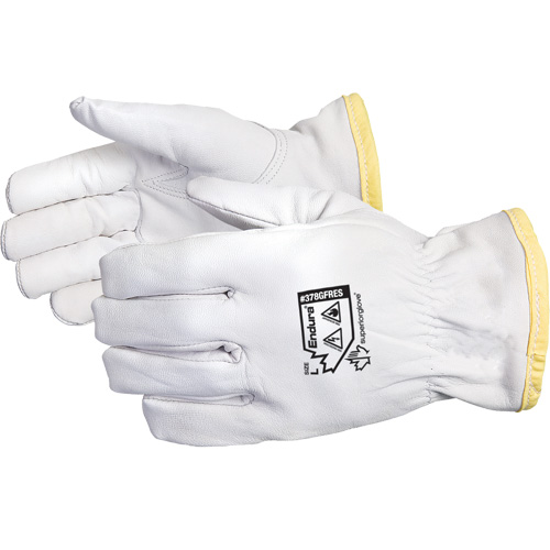 Gants de conducteur antistatiques et ignifuges Endura, Petit, Paume en Cuir fleur de ch&egrave;vre, Rhovyl St. Lawrence Industrial & Safety Supply