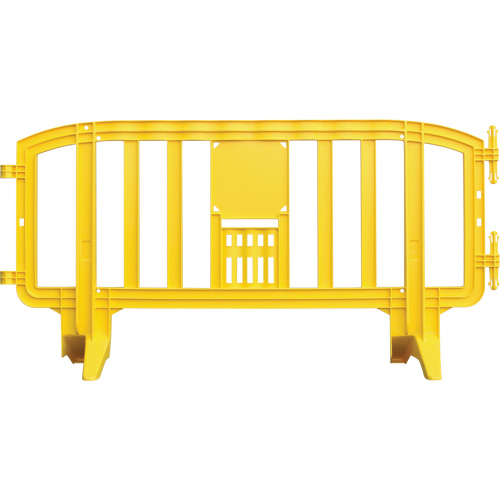 Movit Barricade, Interlocking, 78" L x 39" H, Yellow St. Lawrence Industrial & Safety Supply