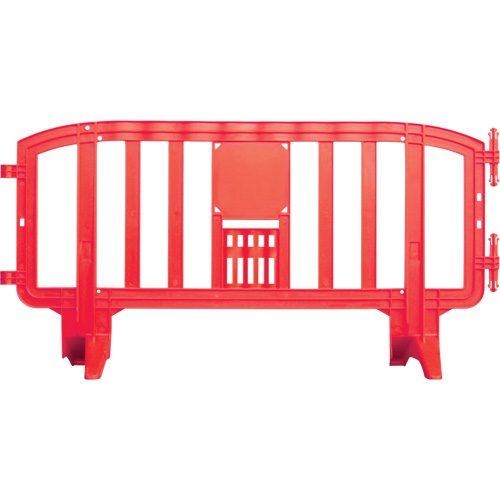 Movit Barricade, Interlocking, 78" L x 39" H, Red St. Lawrence Industrial & Safety Supply