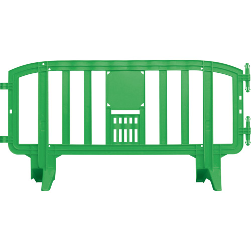 Movit Barricade, Interlocking, 78" L x 39" H, Green St. Lawrence Industrial & Safety Supply