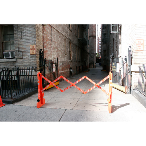 Multi-Gate Barricade, 43" H x 90" L, Orange St. Lawrence Industrial & Safety Supply