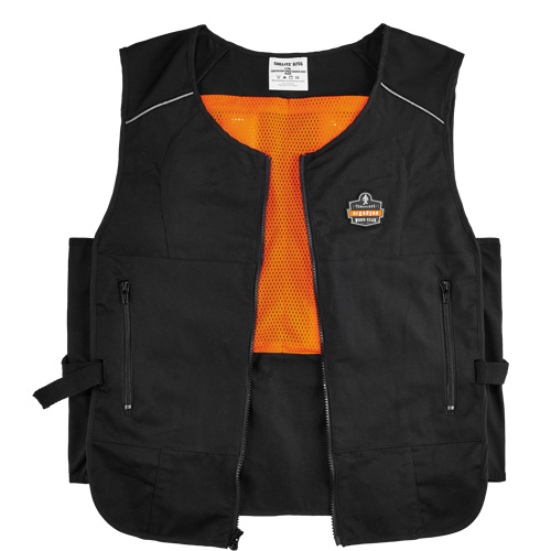 Chill-Its&reg; 6260 Lightweight Phase Change Cooling Vest with Packs, Small/Medium, Black St. Lawrence Industrial & Safety Supply